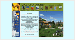 Desktop Screenshot of mas-chataigner.com